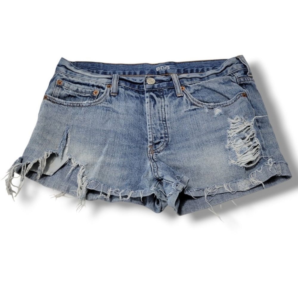 BDG Shorts Size 27 W33"xL2" BDG Urban Outfitters Tomgirl Denim Shorts Distressed